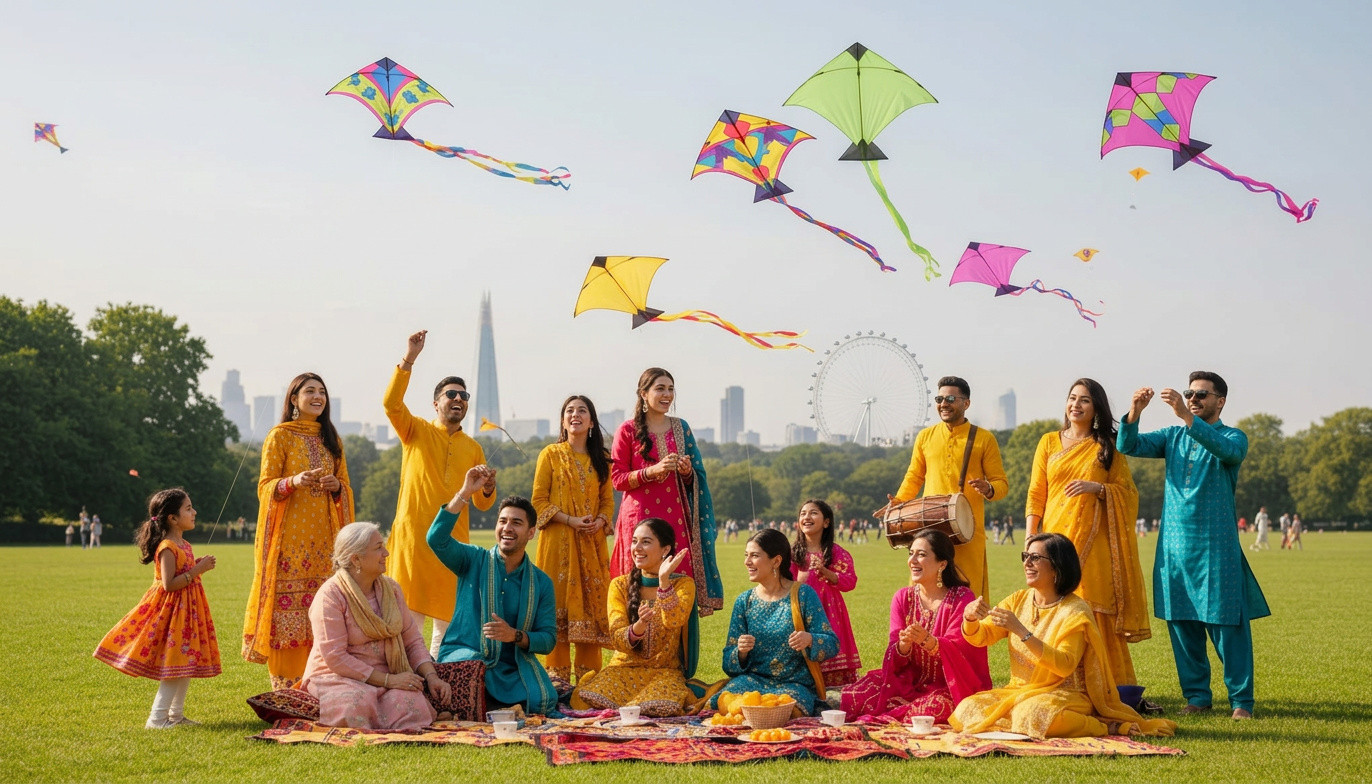 Colourful kites
